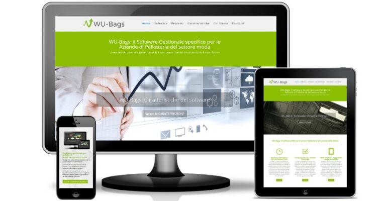 Software per pelletteria WU Bags erp moda nuovo sito - Winservice