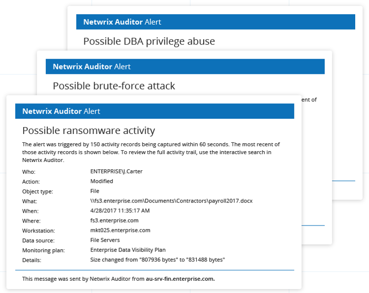 sicurezza informatica - Winservice - Netwrix Auditor